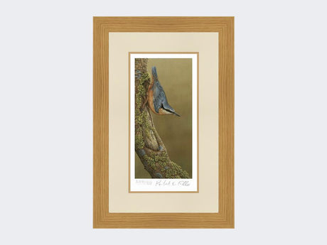 Nuthatch-Limited-Edition-Print-Light-Oak