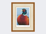 Pheasant-Portrait-Print-Rustic-Country