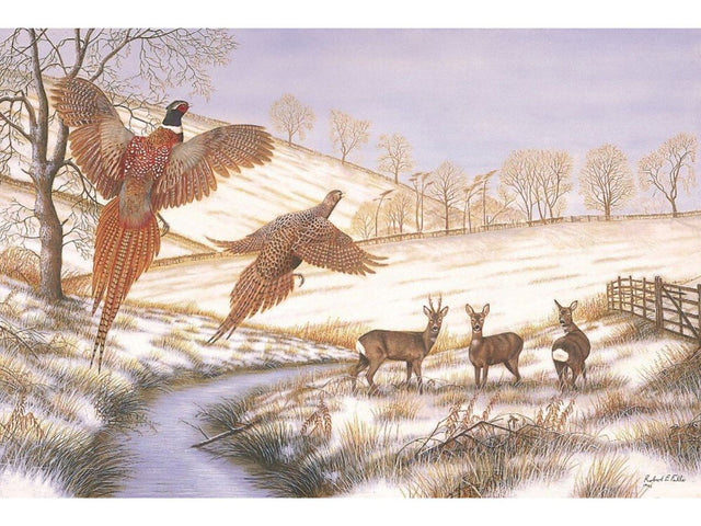 Pheasants-Flight-Original-Painting