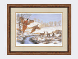 Pheasants-Flight-Print-medium-Walnut-Burr