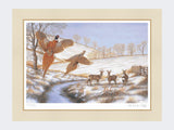 Pheasants-Flight-Print-mounted-only