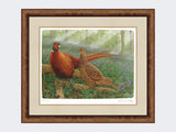 Pheasants-in-Bluebells-Medium-Walnut-Burr