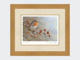 Robin-on-Hawthorn-Print-Light-Oak