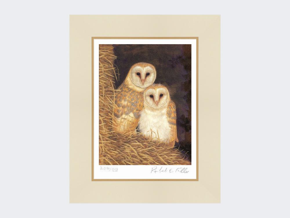 Snuggled-Up-Limited-Edition-Print-Mounted-Print-Only