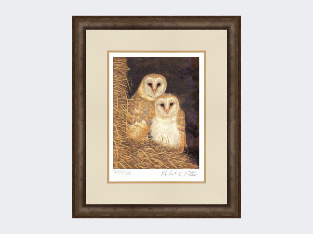 Snuggled-Up-Limited-Edition-Print-Small-Dark-Grey-Burr