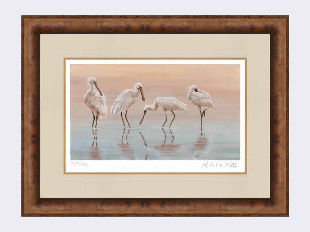 Spoonbills-Print-Medium-Walnut-Burr