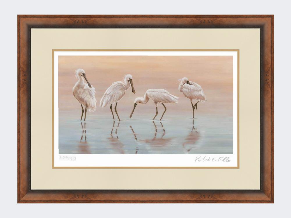 Spoonbills-Print-Small-Walnut-Burr