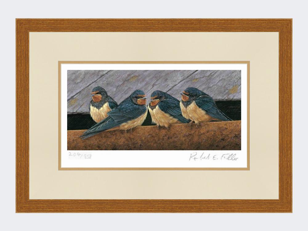 Swallow-Fledglings-Print-Rustic-Country