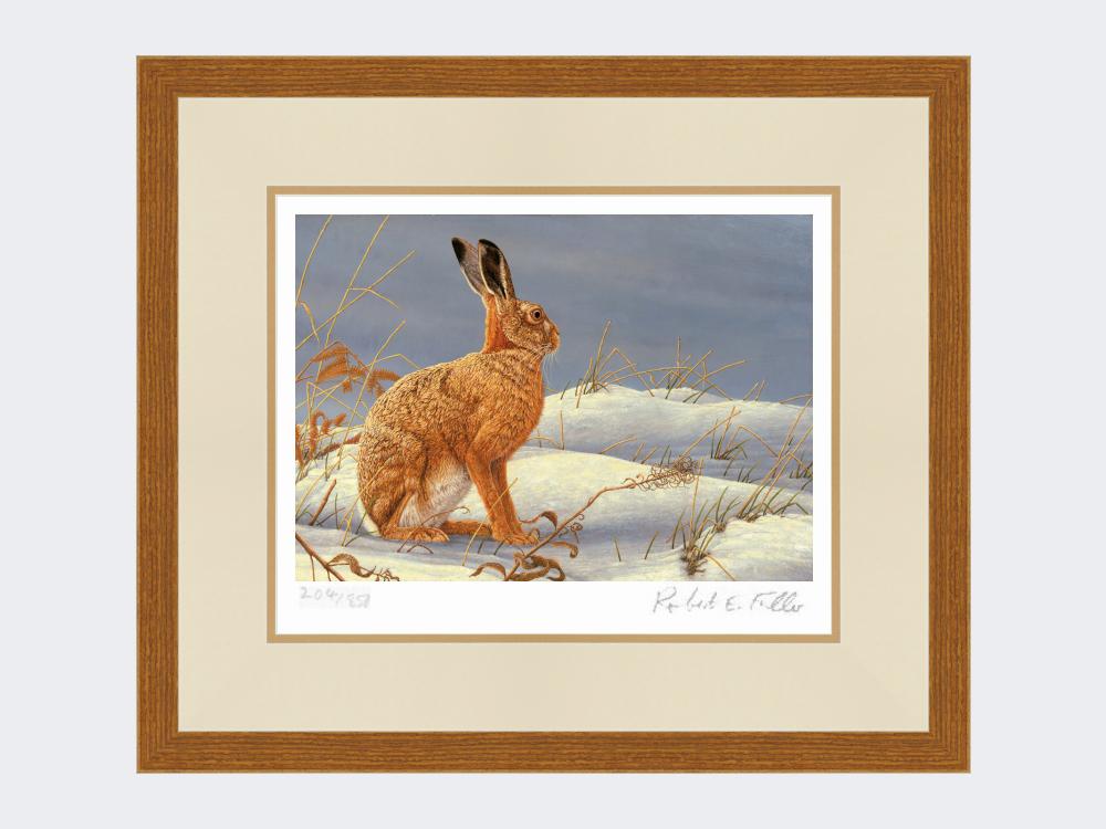 Winter-Hare-Print-Rustic-Country