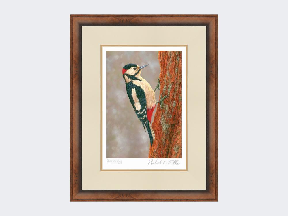 Woodpecker-at-Fotherdale-Print-Small-Walnut-Burr