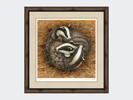 badger-sleeping-circle-medium-grey -burr