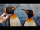 Two king penguins | Original Painting