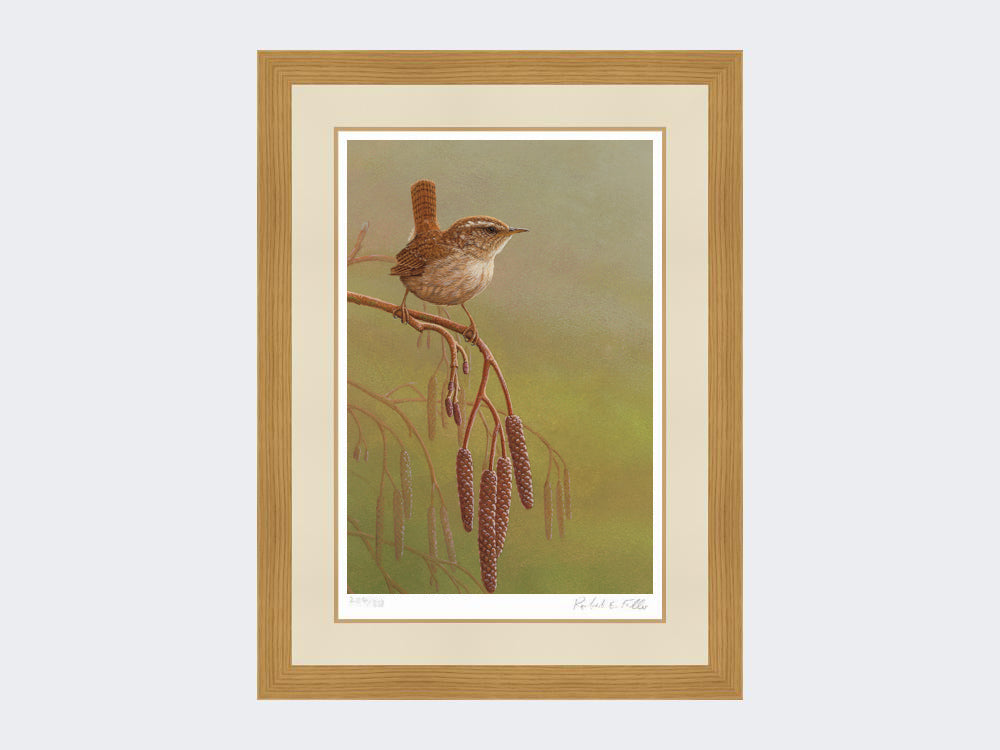 wren-on-catkins-light-oak